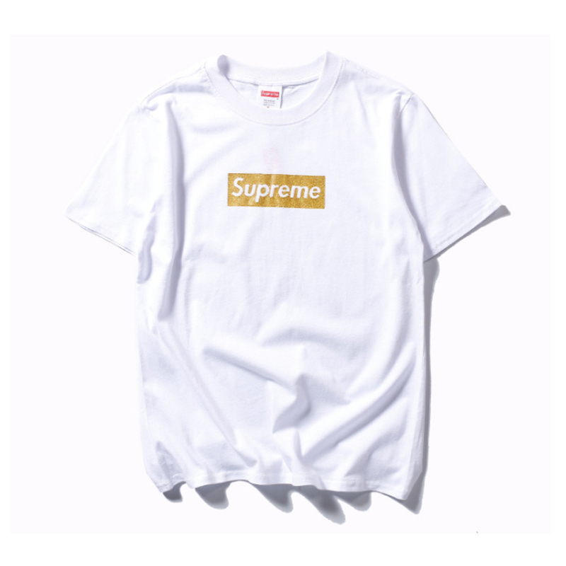 supreme golden box logo t-shirt